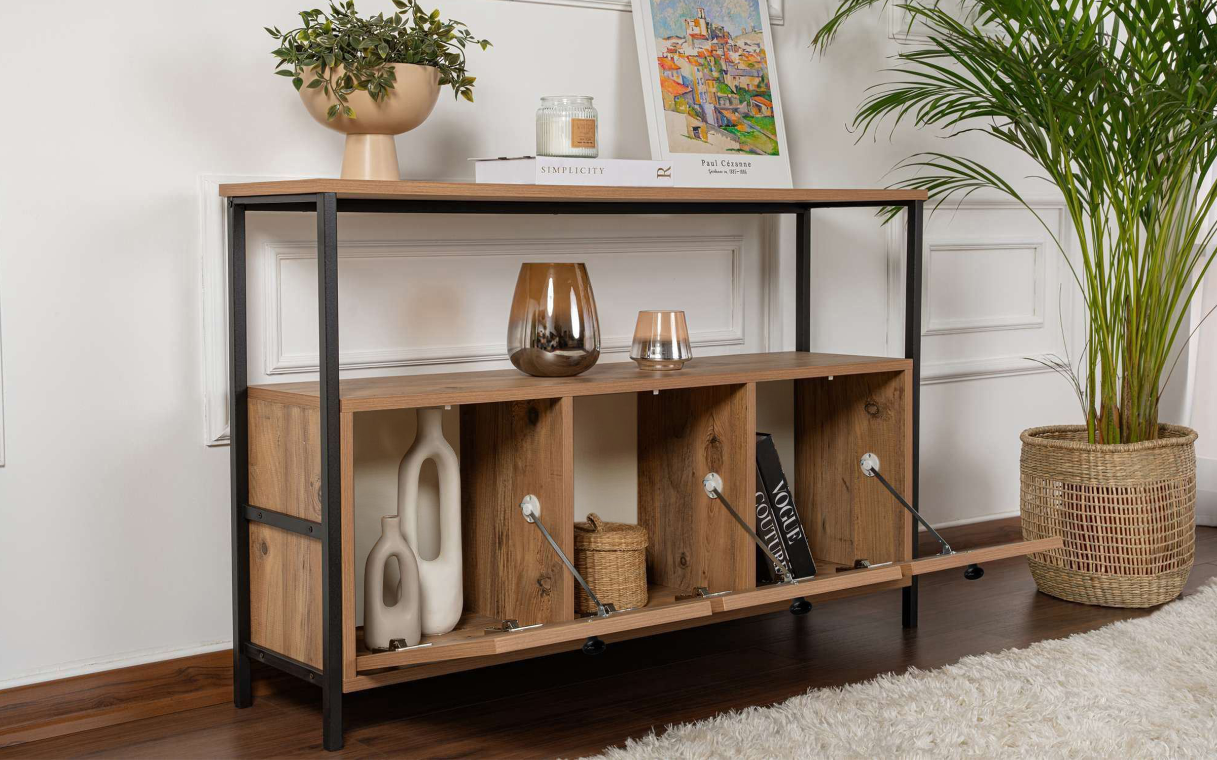 Dresser Prego, Atlantic pine + black  4